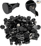 50 PCS Car Metal Air Vent Clips, Auto Perfume Air Outlet Clips Replacement, Air Freshener Clips with Plastic Slot Suitable for Most Vehicle, Universal Car Accessories