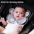 KAKIBLIN Baby Neck Pillow,Upgraded Baby Support Pillow, Head Pillow,Travel Pillow for Car Seat, Stroller, Pushchair,Travel (Star)