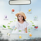 Custom Air Fresheners with Pictures - Personalized Photo air Freshener for Car, Double Sided Print Photo/Logo With Scents for Bedroom, Bathroom, Christmas Mother's Day Hanging Ornaments Holiday Gifts