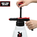 Foam Sprayer, Foaming Pump Blaster Hand Pressure Snow Foaming Cannon Water Blaster, Hand Pressurized Soap Sprayer Manual Foam Cannon Car Wash