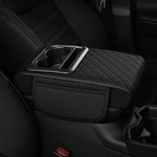 Armrest Cover for Car Fit for Jeep Wrangler - Center Console Cover with Cup Holders and 2 Storage Pockets(Black)