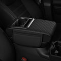 Armrest Cover for Car Fit for Jeep Gladiator - Center Console Cover with Cup Holders and 2 Storage Pockets(Black)