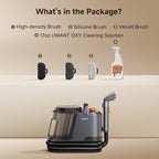uwant Portable Carpet and Upholstery for Deep Cleaner, 18Kpa Carpet Cleaner Machine for Cars, Pets with Pet Pro Solution and Self Cleaning Set of 1 for Spot, Rug, Couch