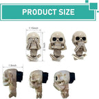 3 PCS Skull Car Air Fresheners Vent Clips, Halloween Decor, Air Conditioner Outlet Diffuser, Horror Car Decorations Accessories