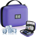 Insulin Cooler Travel Case with Temperature Display, TSA Approved Diabetic Cooling Bag for Insulin Pens and Supplies, Refrigerated Medicine Organizer with 2 Ice Packs