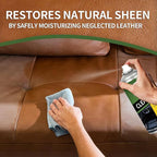Ultimate 2-in-1 Leather Cleaner & Conditioner for suitable for all leather products, including cars, furniture, shoes, handbags and horse gear. Non-toxic, (450ML*2 pack)