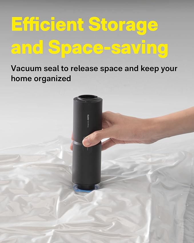 HOTO Handheld Vacuum Cleaner Cordless, Desk Vacuum Cleaner Compressed Electric Air Duster 15000Pa Suction, 4-in-1 Portable Vortex Vacuum Dust Buster Air Blower for Computer, Keyboard, Coffee Grounds