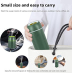 Car Diffuser for Essential Oils Portable Mini Ultrasonic Mist Humidifier 100ml USB Aromatherapy Diffuser Freshener with Colorful Lights for Small Space Home Office Bedroom (Green)
