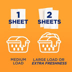 Arm & Hammer Odor Blaster Sheets Fresh Burst 80ct,(Pack of 6)