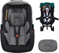Thickened Carseat Head Support for Infant, Infant Car Seat Insert with Extra Headrest for Preemie to Newborn, Adjustable Baby Car Seat Cushion with Filled Natural Spong