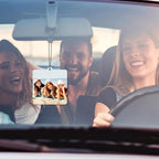 5pcs Custom Air Fresheners with Picture - Personalized Double Sided Photo Text Air Freshener for Car Wardrobe Bathroom Hanging Ornaments