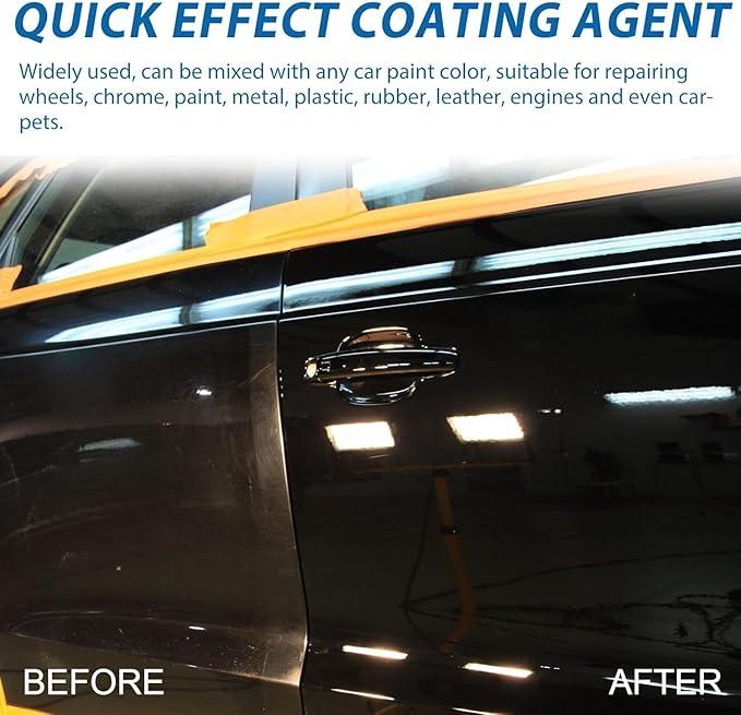 Sopami Car Coating Spray,Quick Effect Coating Agent,Quickly Coat Car Wax,Car Scratch Wax Polish Spray Waterless Wash,Oil Film Emulsion Glass Cleaner with towel (2 pcs)