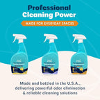 Urine B-Gone, Professional Enzyme Odor Eliminator & Pet Stain Remover, Human, Cat & Dog Urine Cleaner, Effective on Laundry, Carpets & More, Citrus Scent, 32oz