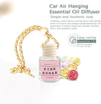 Simplee & Co Pink Sugar, 2 Pack Car Air Hanging Essential Oil Diffuser, Aromatherapy Vehicle Diffuser, Long Lasting by Simplee & Co