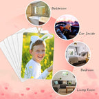50 Sublimation Air Freshener Sheets - Rectangle Shaped - Car & Home - Polyester Felt - 100 Elastic Drawstrings & 50 Bags