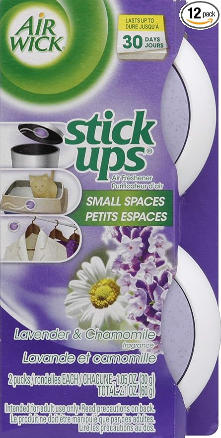 Air Wick Stick Ups Air Freshener, Lavender and Chamomile, 2 Count