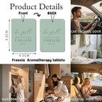 Christian Scripture Car Air Freshener 4Pcs, Inspirational Bible Quotes Hanging Scents,Green Bible Quote Gift Air Freshener Hanging in Car Wardrobe Drawer or Book.