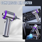 Car Vacuum Portable Cordless 20000PA High Power 4-in-1 Compressed Air Duster & Air Blower & Pump Hand Held Vacuum with Brushless Motor for Car, Home, Office,Camping Ideal Gifts for Men & Women