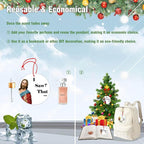 Funny Car Air Fresheners Hanging Christmas Tree Ornaments Decorations I Saw That Jesus 6PCS, Cute Home Mirror Decor Unique 2025 Gifts Accessories Interior for Men Women Kid Boy Girl Family Party