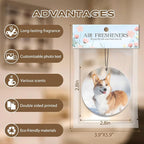 Custom Air Fresheners with Picture, Personalized Air Freshener for Cars, Customized Photo Gift with Scents for Family and Lovers