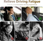 2Pcs Car Neck Pillow, Ultra Comfortable Car Headrest, Ergonomic Car Headrest Pillow, Relieve Driving Fatigue and Maintain Correct and Comfortable Sitting Posture, Suitable for Driving (Grey)