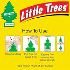 Little Trees Hanging Type Fragrance air fresheners Cinnamon Apple 6 Pieces U6P-60338