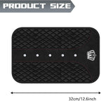 Black Bling Car Console Cover Hot Black Arm Rest Center Console Cushion Pad, Universal Anti-Slip Leather Armrest Box Decor Protector with Crystal Sparkling Rhinestone Car Accessories(Black)