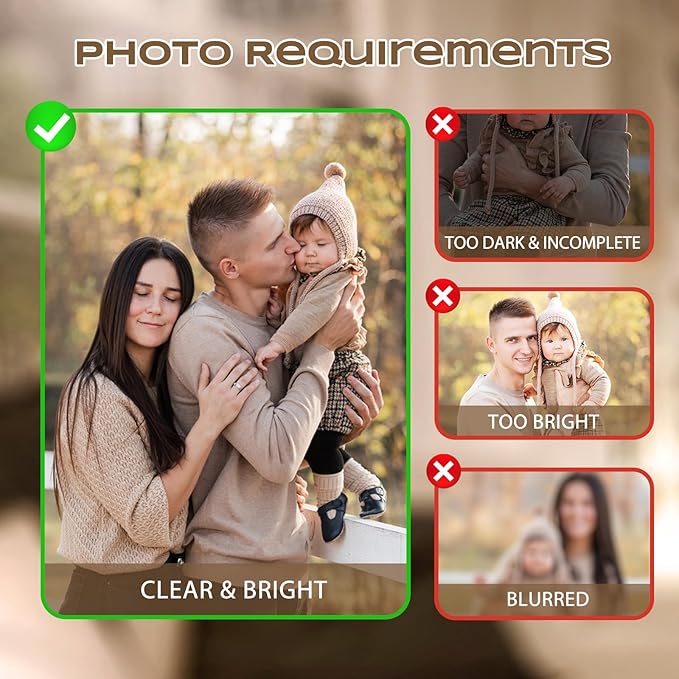 Custom Air Fresheners with Picture, Personalized Air Freshener for Cars, Customized Photo Gift with Scents for Family and Lovers