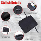 Roof Organizer Bag Storage for Hummer EV Accessories Sunroof Rooftop Panel Waterproof Foldable Heavy Duty Hardtop Cargo Carrier Bag Overhead for Hummer EV SUV Pickup 2022-2025 2026 (Front Roof-Left)