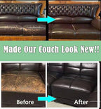 Leather Recoloring Balm, Leather & Vinyl Color Restorer Conditioner – Repairs Faded & Scratched Leather Color