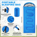 11 Pcs Camping Tent Set for Beginners, Complete Outdoor Travel Gear with Tent Sleeping Bag Stainless Steel Mess Kit Waterproof Tarp for Backpacking, Road Trips, Beach, & Backyard Adventure