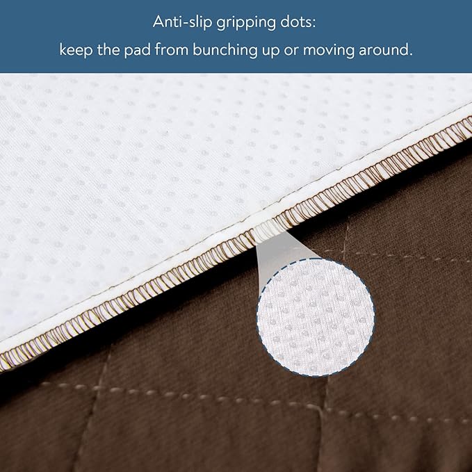 Waterproof Chair Pads for Incontinence, 4 Pack Reusable Seat Protector Pads 22" x 21", Absorbent Wheelchair Pad Covers, Washable Chair Pads for Adults, Kids & Pets - Brown