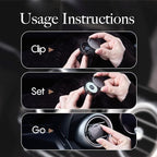 Car Air Freshener Vent Clip, 5 Pack Refills, Essential Oil Car Diffuser (1 Metal Clip + 5 Fragrance Pads), Long Lasting 80 Days, Easy to Clip on Vent,Black Floral Bomb