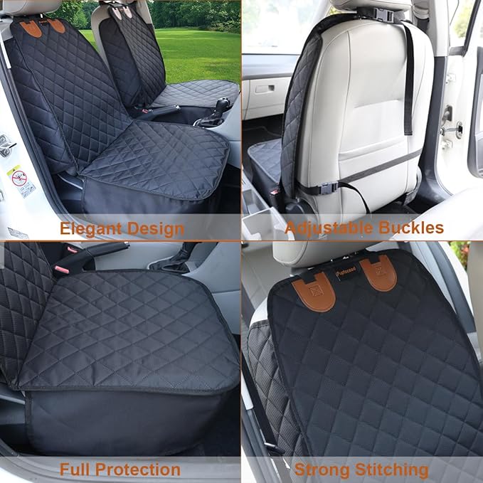 Front Seat Cover for Dogs 2PK Car Seat Covers Front Seats Pet Car Seat Cover Bucket Car Seat Cover for Dogs Front Car Seat Covers Front Seat Pet Cover