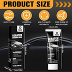 2Pcs Car Scratch Remover Wax, Universal Premium Polishing Compound for Deep Scratches, 2026 New Upgraded Car Paint Scratch Remover for Vehicles, 4 fl oz (120 ML), with Sponge and Cloth,White