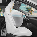 Seat Cover for Tesla Model Y Juniper 2025 2026 Crocodile White Custom Seat Cover for Tesla Model Y Full Set (Crocodile White-25-26)