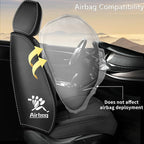 Car Seat Covers Fit for Kia Sorento 2007-2023 2024 2025: Front Set Waterproof Leather Vehicle Seat Cushion Luxury Automotive Protector Easy to Install(2 Seats, Black)