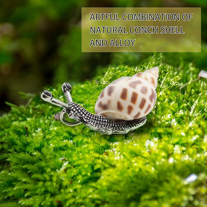 Snail Air Vent Clip Natural Conch Shell Made Car Air Freshener Outlet Clip Cute Animal Car Accessories for Women Refillable Car Diffusers Clips (White Yellow)
