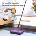 Yocada Carpet Sweeper Cleaner for Home Office Low&Undercoat Carpets Rugs Pet Hair Dust Scraps Paper Small Rubbish Cleaning with a Brush