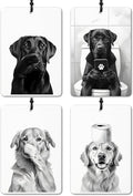 Funny Trendy Cat Car Air Freshener 4 Pcs, Cats Lover Mom Gifts Air Freshener Hanging for Cars Books Closet Drawer, Pet Lover Gifts Car Accessories for Women Girls