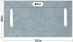 Golf Cart Seat Covers, Breathable Golf Cart Seat Towel Blanket, Keeps Seats Dry & Comfortable in All Weather, Universal 51"x30" for EZGO, Yamaha, Club Car and More 2/4-seats Cart, Light Gray