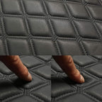 Black Panther 1 Piece PU Car Seat Cover Front Seat Protector Compatible with 90% Vehicles,Embroidery,Anti-Slip & Full Wrapping Bottom W55cm*D54cm(21.65''*21.26'') (1Piece,Burgundy)