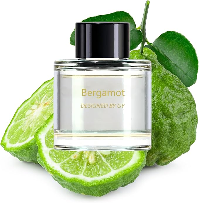 Car Air Freshener,Smart Car Air Freshener Perfume Refill,1.69 fl oz / 50 ml, lasts 2-6 months, Hotel-style fragrance（Bergamot-fresh）