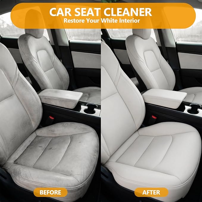 2-in-1 Leather Cleaner and Conditioner,16.9 oz,2 Pack,Car Cleaner and Conditioner for White & Black Vegan Leather,Safely Cleans & Conditions Leather Car Interiors,Furniture,Shoes,Boots,Bags & More