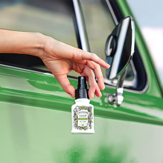 Car-Pourri Car Odor Air + Fabric Odor Freshener Spray, Fresh Cruise, Travel Size 1.4 Fl Oz