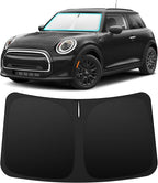 INSAUTO Custom Fit Windshield Sun Shade Accessories for Mini Cooper F55 2014-2025, Foldable Front Window Sunshade, UV & Heat Reflector, Keeps Interior Cool, Includes Storage Bag