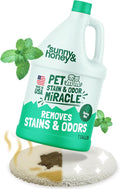 Sunny & Honey Pet Stain and Odor Remover - Enzyme Cleaner for Dog Urine and Poop on Carpets and Furniture - Strong Pet Carpet Cleaner Spray (1 Gallon Mint)