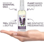 Natural Flower Power Air Freshener Spray - Odor Eliminator with Essential Oils for the Home, Car & Fabric - Cruelty Free & Vegan - Lavender + Peppermint & Lemon - 2 x 4 oz