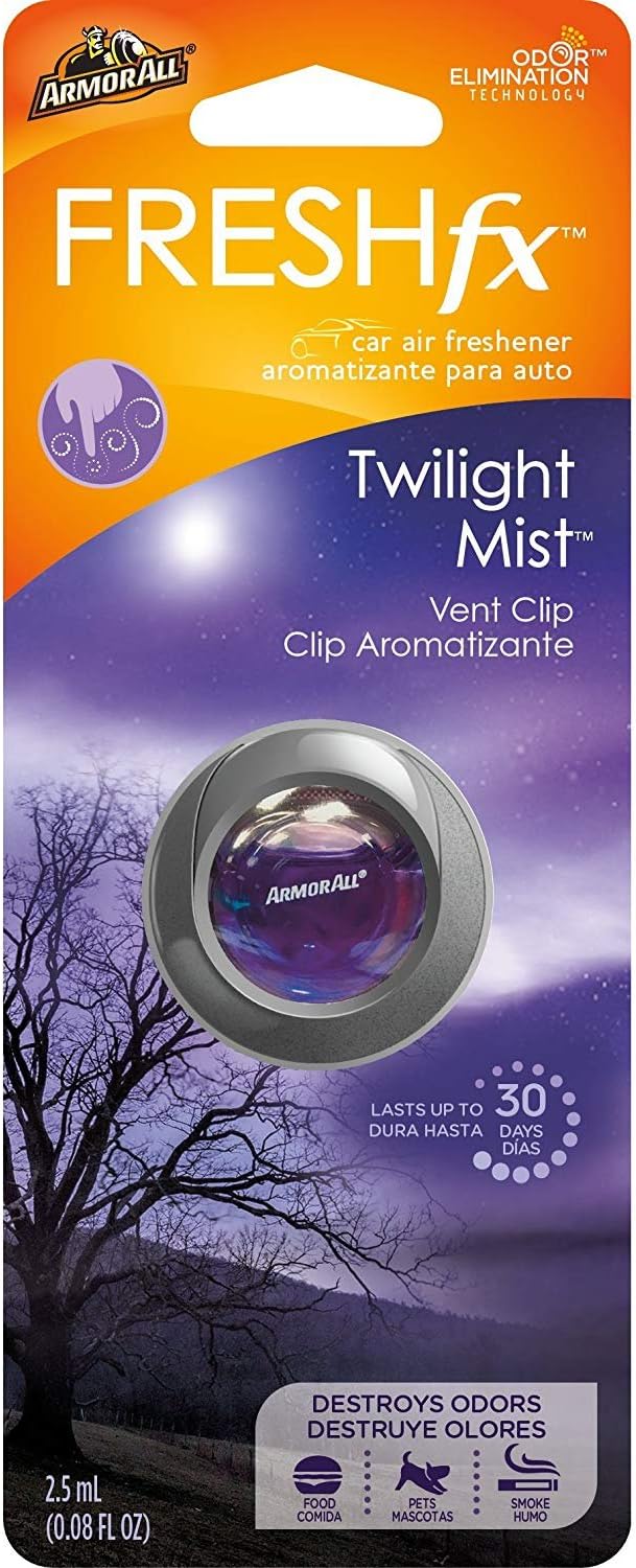 Armor All FRESHfx Car Air Freshener Vent Clip (Twilight Mist)