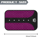 Purple Bling Car Console Cover Hot Purple Arm Rest Center Console Cushion Pad, Universal Anti-Slip Leather Armrest Box Decor Protector Crystal Sparkling Rhinestone Car Accessories(Purple)